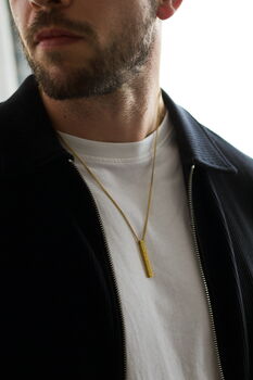 Personalised Bar Necklace, 3 of 6