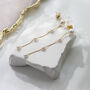 Sterling Silver Or 18ct Gold Freshwater Pearl Earrings, thumbnail 1 of 4
