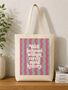 Well Behaved Women Rarely Make History Tote Bag, thumbnail 1 of 3
