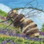 Eden Project, Giant Bee, Cornwall Art Print, thumbnail 2 of 7