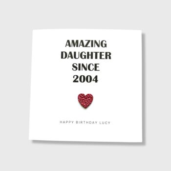 Daughter Birthday Card Personalised, 2 of 5