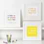 Personalised Quote And Word Prints For Children, thumbnail 2 of 10