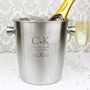 Personalised Initials Stainless Steel Ice Bucket, thumbnail 3 of 5