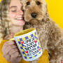 Life Is Better With My Dog Checkerboard Mug, thumbnail 9 of 10