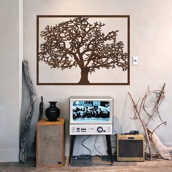 Wooden Tree Art Elevate Home, Room Or Office Decor, 5 of 12