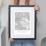Our Favourite UK Location Personalised Map Print, thumbnail 6 of 9