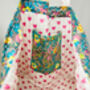 Handmade Quilted Floral Tote Bag, thumbnail 3 of 3
