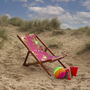 Stretch Out Vibrant Pink Summer Lounger, thumbnail 1 of 3