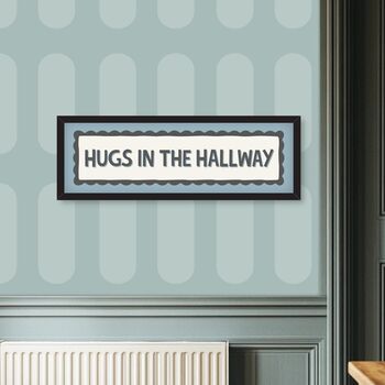 Hugs In The Hallway Framed Print, 9 of 10