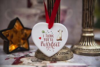 Cat Breed Purrfect Ceramic Heart, 4 of 7