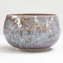 Handmade Lavender Dolor Porcelain Bowl With Glaze Drips, thumbnail 2 of 5