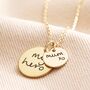 Personalised 'Your Drawing' Double Disc Necklace, thumbnail 7 of 9