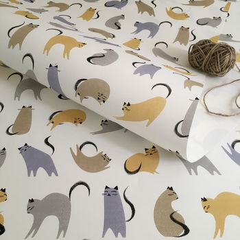 Cat Wedding Wrapping Paper, 4 of 6