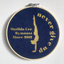 ‘ Never Give Up‘ Gymnastics Wall Hanging, thumbnail 2 of 2