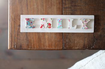 Personalised Children's Wooden Name Plaque, 5 of 6
