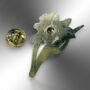 Daffodil Spring Flower Enamel Pin Brooch, thumbnail 6 of 8