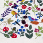 Birds, Bugs And Berries, Hand Embroidery Kit, thumbnail 3 of 12