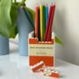 Personalised Penguin Style Lego® Brick Desk Pencil Pot, thumbnail 2 of 6