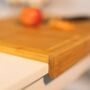 Wooden Chopping Board Over Edge Counter Serving Tray, thumbnail 5 of 12
