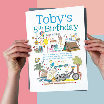 Personalised Kids Birthday Card, 2 of 12