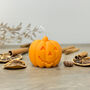 Autumn Orange Pumpkin Candle Halloween Gifts Autumn Candles, thumbnail 3 of 10