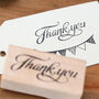 Thank You Rubber Stamp For Card Making And Tags, thumbnail 1 of 4
