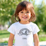 Personalised Unicorn Rainbow Child's T Shirt, thumbnail 1 of 4