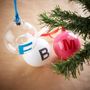 Personalised Initial High Gloss Christmas Bauble, thumbnail 1 of 3