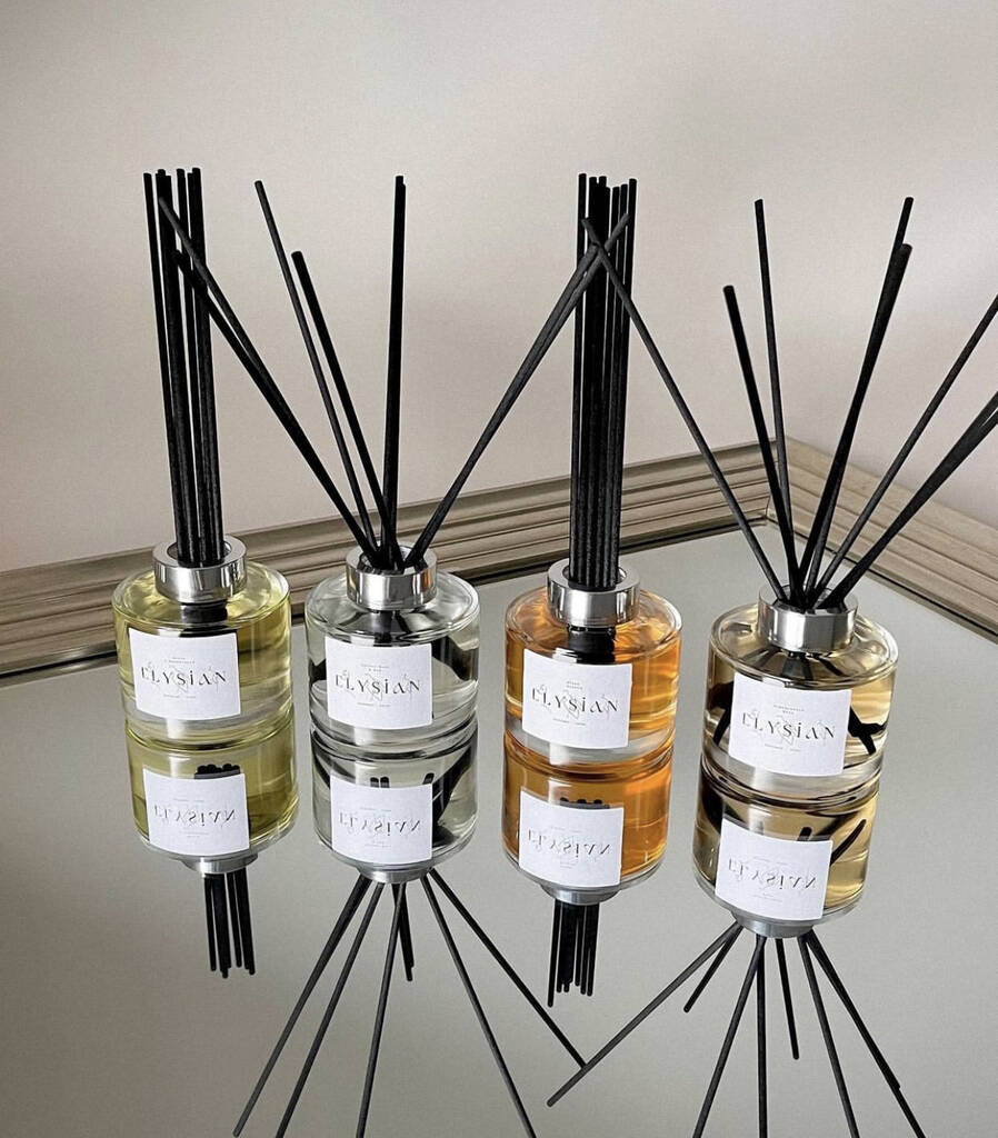 Velvet Rose And Oud Reed Diffuser 165ml By Elysian Candles