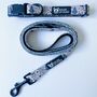Space Stars Moon Puppy Dog Collar And Lead Set, thumbnail 3 of 5