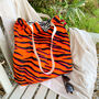 Cotton Tiger And Leopard Print Travel Bags Gift Set, thumbnail 3 of 12