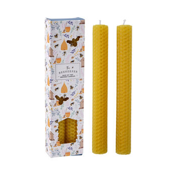 Pack Of Two Beeswax Candles | Gift Box, 2 of 5