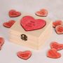 I Love You Because Personalised Love Heart Token Box, thumbnail 6 of 7