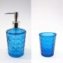 Recycled Glass Bathroom Set Two | Four Jewel Colours, thumbnail 1 of 3