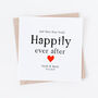 Personalised Wedding Or First Anniversary Card, thumbnail 5 of 5