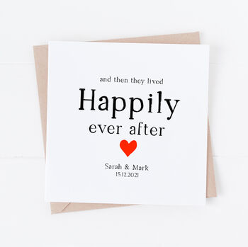 Personalised Wedding Or First Anniversary Card, 5 of 5