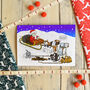 Funny Dogs Christmas Card, thumbnail 2 of 2