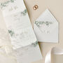 Eucalyptus Concertina Wedding Invitations, thumbnail 1 of 4