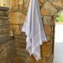 Leros Striped Peshtemal Towel Pebble Grey, thumbnail 12 of 12