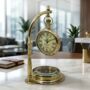 Personalised 50th Birthday Rotating Balance Desk Clock For Dad – Father's Day Gift, thumbnail 5 of 12