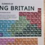 Walking Britain Periodic Table Art Print, thumbnail 3 of 10