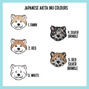Akita Inu Dog Mug, 5 of 5