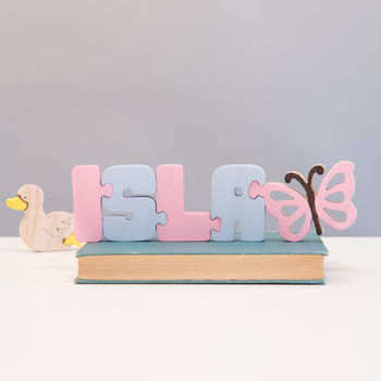 Personalised Wooden Name Jigsaw, 2 of 6