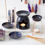 Purple Star Sign Oil Burner On Metal Base, thumbnail 2 of 3