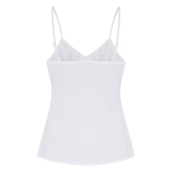 100% Cotton Camisole In White, 2 of 2