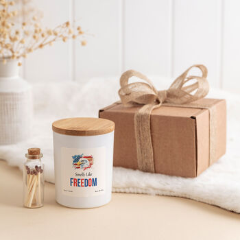 Freedom Candle Gift For USA Lovers And Veterans, 5 of 8