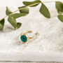 Gold Plated Druzy Stone Rings, thumbnail 2 of 8