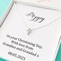 Personalised Christening Crystal Cross Necklace, thumbnail 1 of 3