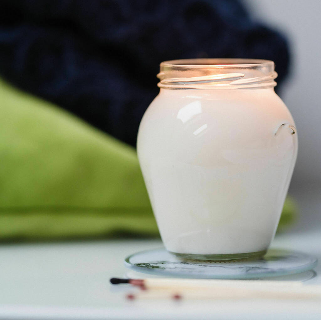 festive cookies soy jar candle by chalk and cheese candles and wax