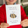 Beeing Amazing Thank You Teacher Card, thumbnail 4 of 4